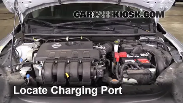 2013 Nissan Sentra SV 1.8L 4 Cyl. Air Conditioner Recharge Freon